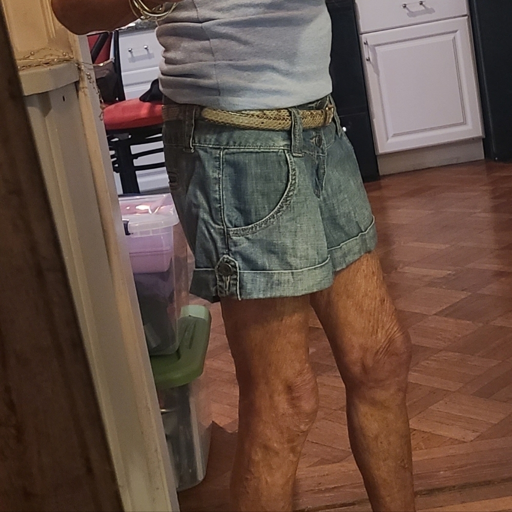 Jean Shorts W Cuff, Low Rider SZ 27 - Picture 3 of 10